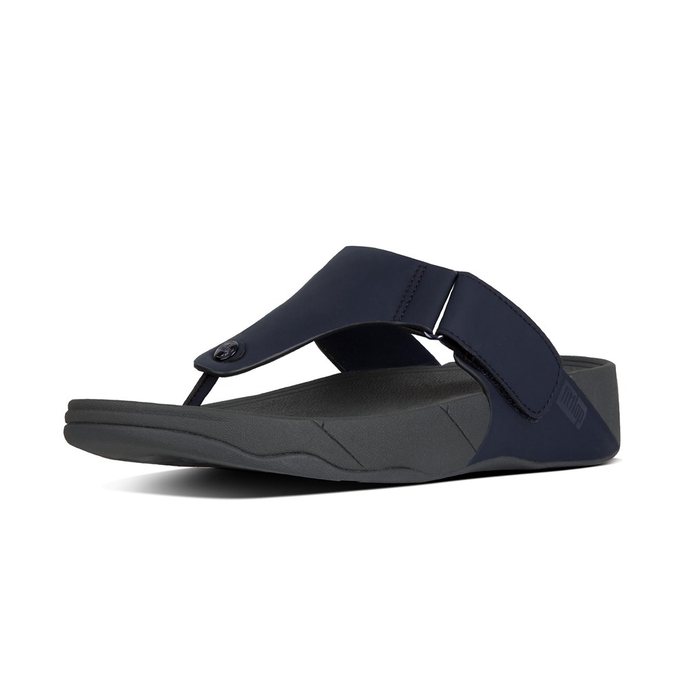 Fitflop Man Sandals Navy/Black - Trakk Ii Neoprene Toe-post - BG8635027